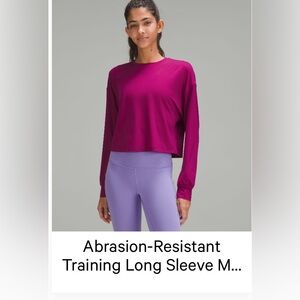 Lululemon Purple Long Sleeve Top